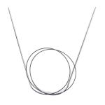 212104 Спицы круговые латунь, 80см*2,0мм, серебро, Prym