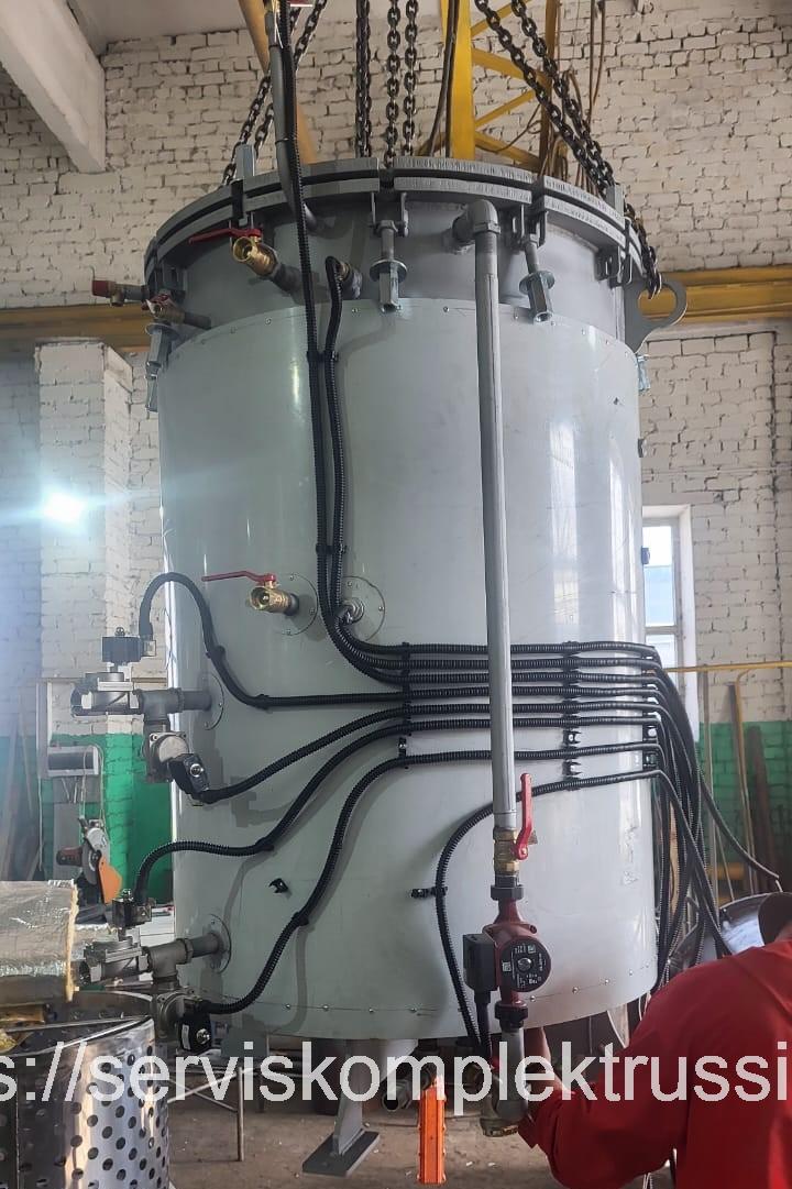 АВТОКЛАВ ЗС-24/05ПН, ПАРОВОЙ НА 950л, материал корпуса - нержавейка 304 ., доставка из Краснодара