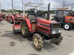 Минитрактор с/х Yanmar Super Forte Series FX20D модификация сельскохозяйственный мини трактор 4х4 крыша фреза наработка 1232 мч красный