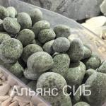 Галька жадеит шлифованный отборный фр. 2-5 см