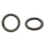 5AS-098 Карабин-кольцо 25мм (35*35мм) металл черный никель