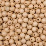 (7704356) Деревянные бусины круглые, 16мм, 500 гр нат/дерево