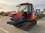 Трактор с/х Mitsubishi MKM Series Crawler MKM55 модификация сельскохозяйственный трактор малый средний класс гусеничный кабина наработка 1826 мч красный