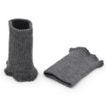 Комплект тонкий (30% шерсть, 70% акрил), подвяз 38см в 2 сложения *10см + 2 манжета 7см*9,5см 161/м св.маренго (серый меланж)