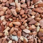 Галька коричнево-красная Аргиллит фр. 20-40 мм