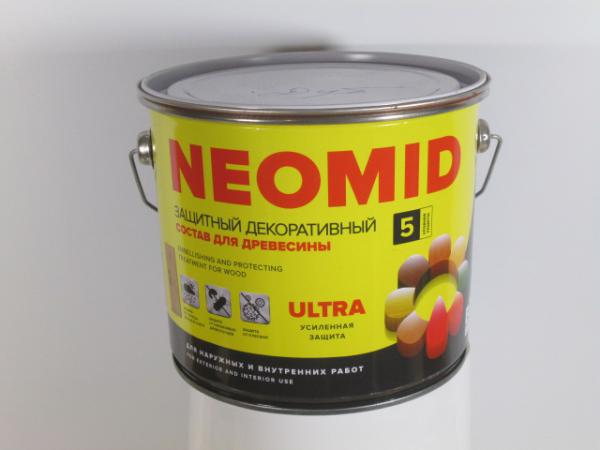 Декоративная пропитка для дерева Неомид BIO COLOR ULTRA Рябина - 9 л ...