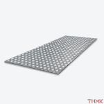 Лист алюминиевый рифленый 2х1200х3000 мм квинтет