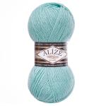 Пряжа ALIZE 'Superlana klasik' (однотонная) 100г 280м (75% акрил, 25% шерсть) ТУ 463 мята