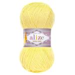 Пряжа ALIZE 'Cotton gold' 100г. 330м. (55% хлопок, 45% акрил) ТУ 187 светлый-лимон