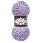 Пряжа ALIZE 'Superlana klasik' (однотонная) 100г 280м (75% акрил, 25% шерсть) ТУ 257 лаванда