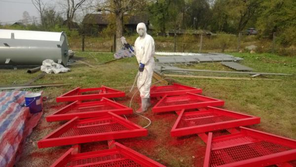 Покраска фасадов, металлоконструкций купить по цене 130 руб. в ...