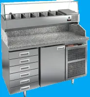 Столы холодильные для пиццы HICOLD .