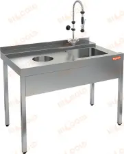 Столы для посудомоечных машин HICOLD.