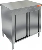 Столы производственные закрытые.