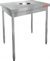 Столы для сбора отходов.