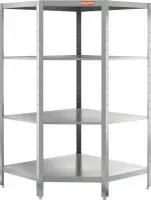 Стеллажи кухонные угловые.