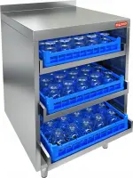 Столы для посудомоечных корзин.