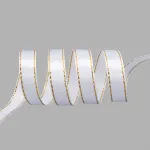 Лента атласная односторонняя 10мм*20м с золотым краем