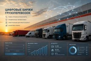 Обзор рынка бирж для поиска грузов и перевозки в 2026 году